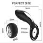 QQQQC Waterproof Black Soft Silicone Ring Men Hard Enhancer Delay Toy Adult Products sěx Toys
