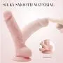 Realistic Ultra-Soft Dildo for Beginners with Flared Suction Cup Base for Hands-Free Play, PALOQUETH Flexible Dildo with Curved Shaft & Balls for Vaginal G-Spot & Anal Prostate Play 6.7" Realistic Ultra-Soft Dildo for Beginners with Flared Suction Cup Base for Hands-Free Play, PALOQUETH Flexible Dildo with Curved Shaft & Balls for Vaginal G-Spot & Anal Prostate Play 6.7"
