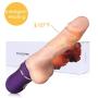 Multispeed Double Vibrantor Heating Dillo Th-Rusting Ro-tating Massager USB Rechargeable Toy