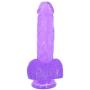 Realistic Jelly Dildo - Suction Cup Base for Hands Free Masturbation - Adult Sex Toy