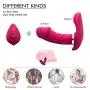SHWSM Sex Wearable Clitoris Vagina Vibrator G-Point Stimulator- Quiet Dual Motor -Wireless Remote -7 Kinds of Vibration Frequency -100% Waterproof T-Shirt
