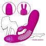 Mixfun Rabbit Vibrator Dildo G Spot Vibrators with Bunny Ears for Clitoris Stimulation Waterproof Vibrator Clit Stimulator with 16 Vibration Modes Quiet Dual Motor for Women USB Magnetic Rechargeable