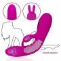 Mixfun Rabbit Vibrator Dildo G Spot Vibrators with Bunny Ears for Clitoris Stimulation Waterproof Vibrator Clit Stimulator with 16 Vibration Modes Quiet Dual Motor for Women USB Magnetic Rechargeable
