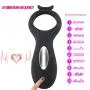 Lfcmf Multiple Speed Waterproof USB Rechargeable Easy to Clean Massage Tools Male Ring Massage with Remote Control Toys for Men and Couples Lfcmf Multiple Speed Waterproof USB Rechargeable Easy to Clean Massage Tools Male Ring Massage with Remote Control Toys for Men and Couples