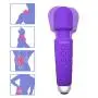 (Charitable Donations) Waterproof Cordless Wand Massager by YeperHub, Super Vibration and Portable, Handheld Exercise Relaxation and Body Massager (Purple)