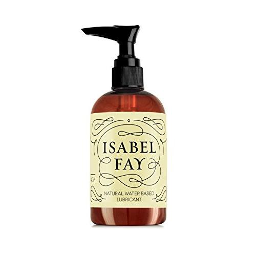 4oz, NO Parabens NO Glycerin, Natural Personal Lubricant for Sensitive Skin, Isabel Fay - Water Based - Best Personal Lube for Women and Men