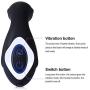 UTIMI Vibrating Butt Plug Prostate Massager Anal Plug Vibrator Sex Toy 10 Speed Silicone USB Charging Vibrations for Men and Women