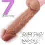 Vibrating Realistic Dildo G-spot Vibrator - Bendable Liquid Silicone Fake Penis with 7 Modes Vibrations for Orgasm - Fondlove Lifelike Flexible Soft Cock Sex Toy for Lesbian, Gay, Women and Couple Vibrating Realistic Dildo G-spot Vibrator - Bendable Liquid Silicone Fake Penis with 7 Modes Vibrations for Orgasm - Fondlove Lifelike Flexible Soft Cock Sex Toy for Lesbian, Gay, Women and Couple