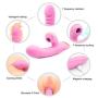 Waterproof 7 Frequency Vibration Sucking USB Charging Silent Waterproof Vibrator Durablemulti-Speed Wireless Suction Simulator Silent and Waterproof Variable Speed Vibrator