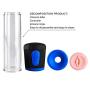 Male Enlargement Vacuum Pump for Man, Vacuum Suction Pumps Enlargement, Powerful Mens Vacuum Profession Extender, Massager for Handsome (Electric Pump)