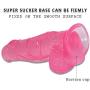 Full 11 Inch Real Silicone with Strong Cup - Pink - Lianyaoshi1.1
