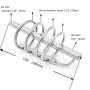 Luckly77 Uréthral Dilatórs Stainless Steel Cat`hêter Dilator Ś-timul-ate Male Más-tuŗbation PeŇ-is Plug Jeans