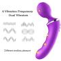IBall Wand Massager Powerful, G Spot Vibrator Magic Wand with Dual Motors, Clitorial Stimulater Dildo Masturbator for Women and Couple Fun