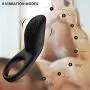 EROCOME Full Silicone Vibrating Sagitta Cock Ring - Waterproof Rechargeable Penis Ring Vibrator with 8 Modes - Sex Toy for Male or Couples (Black) EROCOME Full Silicone Vibrating Sagitta Cock Ring - Waterproof Rechargeable Penis Ring Vibrator with 8 Modes - Sex Toy for Male or Couples (Black)
