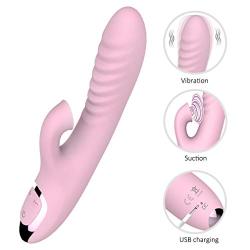 Clitorials Sucking Stimulator Vibrate Toy Oral Tongue Simulation, Waterproof 12 Frequency Sucking Vibration Wand, Soft & High Speed Clitorial Sucking Toy for Female,T-Shirt