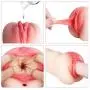 Male Masturbator NightFly Adult Sex Toys for Men 3D Realistic Vagina Pocket Pussy Stroker Pussy Anal Ass Mens Masturbation Toy with 2 Holes