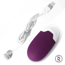 Something Sexy Cordless Vibrating Arousal Wand, Mighty Mousette is USB Rechargeable, has 3 Speeds and 7 Variations, is a Waterproof Bullet Massager