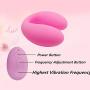Realistic Vibratòr for Wonem Handheld Tongue Suck & Lick Stimulate C-lítōris G-pōint Simulator, Rechargeable Waterproof Silicone Massager Pink by ALBK