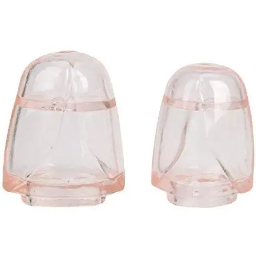 2pcs Soft Silicone Glans Sleeve Penis Extender Cock Ring for Male (Pink) 2pcs Soft Silicone Glans Sleeve Penis Extender Cock Ring for Male (Pink)