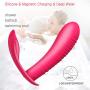 Body-Safe Silicone Wand Massager 10 Powerful Shock Vibrations Heating Muscle Massager IPX7 Full Waterproof Soundless - Remote Control Multi Shock Settings is Always a Right for You