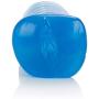 CalExotics Basic Essentials Beaded Masturbator - Male Silicone Masturbation Sleeve - 5 Inch Ribbed Pocket Puss - Adult Male Sex Toy - Blue