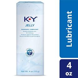 K-Y Jelly Premium Water Based Lube- Personal Lubricant Safe To Use With Latex Condoms, Devices, Sex Toys and Vibrators, 4 oz.