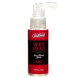 Doc Johnson GoodHead - Wet Head - Dry Mouth Spray - Instantly Moisturize Your Mouth - Juicy Apple - 2 fl. oz.(59 ml)