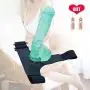 Tingxuan JDesto- 9.25inch Ultra-Soft Realistic Wearable Soft-Dîldɔ Toy with Suction Cup for Hands-Free Play DEPUR (Color : Green) Tingxuan JDesto- 9.25inch Ultra-Soft Realistic Wearable Soft-Dîldɔ Toy with Suction Cup for Hands-Free Play DEPUR (Color : Green)