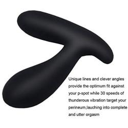Anal Prostate Massager Rechargeable Anal Vibrator Butt Plug 30 Speed Anal Sex Toys for Men