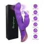 XINGHAOYA G Spot Rabbit Vibrator with Bunny Ears for Clitoris Stimulation, Waterproof Rechargeable Dildo Vibrator Clit Stimulator with 10 Vibration Modes Quiet Dual Motor for Women Couples XINGHAOYA G Spot Rabbit Vibrator with Bunny Ears for Clitoris Stimulation, Waterproof Rechargeable Dildo Vibrator Clit Stimulator with 10 Vibration Modes Quiet Dual Motor for Women Couples