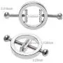 FST Stainless Steel Nipple Clips Round Adjustable Nipple Clamp Set Body Restraints Female SM Sex Toy FST Stainless Steel Nipple Clips Round Adjustable Nipple Clamp Set Body Restraints Female SM Sex Toy