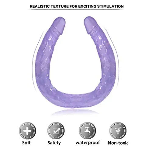 Lfcmf 21.56 inch Double Sided Big Toy Real Feel Soft Flexible Double Head Massage Safe PVC (Color : Blue) Lfcmf 21.56 inch Double Sided Big Toy Real Feel Soft Flexible Double Head Massage Safe PVC (Color : Blue)