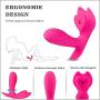 Invisible Rechargeable Rabbit Toy Remote Powerful Underwear Silent Panty Women 10 Frequency Adult Toy