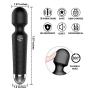 Vibe for Stress Relief and Sex Play - Handheld Massager Wand for Women - Cordless Compact Waterproof - Body Massage Tools - Sexual Magic Stick - Yoni Self Pleasure - Tantric Toy Box Vibrant Didlos