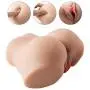 Masturbator Sex Doll with Big Ass Tight Canals for Men Masturbation Vagina Anal Sex, PALOQUETH 3D Realistic Masturbator with Soft Material Dual Ends for Stimulating Suction