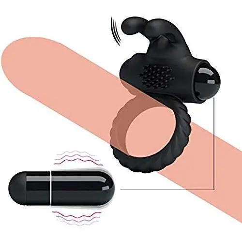 Tokky T-Shirt Medical Grade Silicone Enhancement Waterproof Six Ring,Adullt Male Toys Clit- Stimulating Vibrate Thing Clock Ring for Dicks Sixx Toys for Men