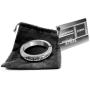 M2M Metal C-ring, Stainless Steel With Tribal Design, Includes Bag, 1.875