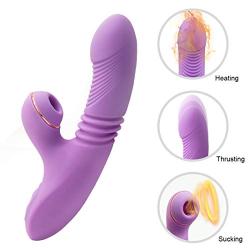 Yunzong Adult Toys Women Multi Thrusting Modes Tongue Vibrate Toy Oral Simulator, Waterproof Vibration Wand, Multi Speed Clitorial