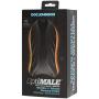 Doc Johnson OptiMALE - SecondSkyn Silicone Warming Stroker - 10 Vibration Functions - Rechargeable, Black/Slate