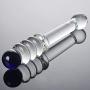 MXD Double-Headed Glass Massage Pull Beads Bǔtt Plug Personal Game Toy Comfortable Waterproof T-Shirt