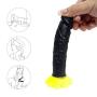 JSCRlove 6 Inch Beginners Mini Lifelike Toy Waterproof Hands Free Play Adȕlt S-ěx Fun Suction Cup Toy for Female