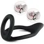Durable Silicone Male Enhancement Exercise Bands Penis Ring, 1.3"Diameter of Small Ring & 2" Diameter of Big Rings Sex Toy for Men Black Durable Silicone Male Enhancement Exercise Bands Penis Ring, 1.3"Diameter of Small Ring & 2" Diameter of Big Rings Sex Toy for Men Black