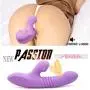 Wireless 7 Frequency Thrusting and Sucking Toys Waterproof Rechargeable Handheld Massager Wand with Heating Function,Powerful But Quiet,Medical Silicone - Discreet Package (Purple) Wireless 7 Frequency Thrusting and Sucking Toys Waterproof Rechargeable Handheld Massager Wand with Heating Function,Powerful But Quiet,Medical Silicone - Discreet Package (Purple)