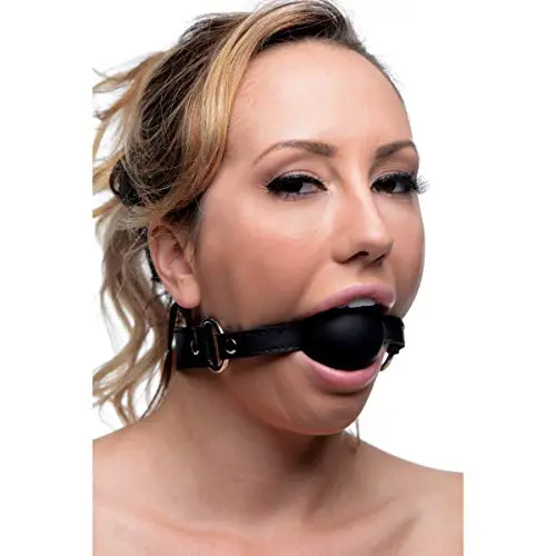 Strict Leather Silicone Ball Gag, 2 Inch, X-Large Strict Leather Silicone Ball Gag, 2 Inch, X-Large