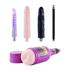 Sex Machine Attachment 3XLR Dildo Attachment Anal Sex Cup Male Masturbation Men Anus Toys (3XLR Attachment-Style6)