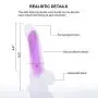 UTIMI Liquid Silicone Dildo Dong with Suction Cup and Ball 8.3 Inch