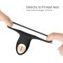EROCOME Full Silicone Vibrating Sagitta Cock Ring - Waterproof Rechargeable Penis Ring Vibrator with 8 Modes - Sex Toy for Male or Couples (Black)