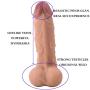 Lfcmf Premium 9.84 inch Realistic Soft-Ďîldɔ Relax Massage Wand Female Toys (Color : Beige)