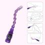 Vibrating Anal Beads 6 Frequency Vibrations Unisex Silicone Butt Plug Flexible Waterproof Prostate Massager for Men Women Sexbaby