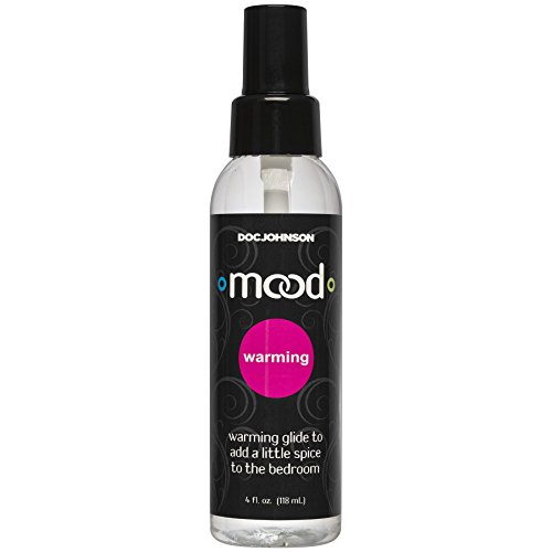 Doc Johnson Mood - Warming Glide - Gets Warmer with Motion - Compatible With All Condoms and Toys - Contains Glycerine - 4 fl oz (118 ml)